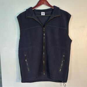 Old Navy Men's Dark Navy Blue Fleece Vest